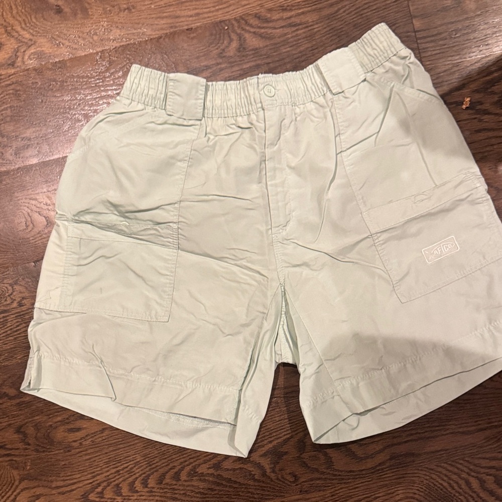 AFTCO Men's Mint Cargo Shorts